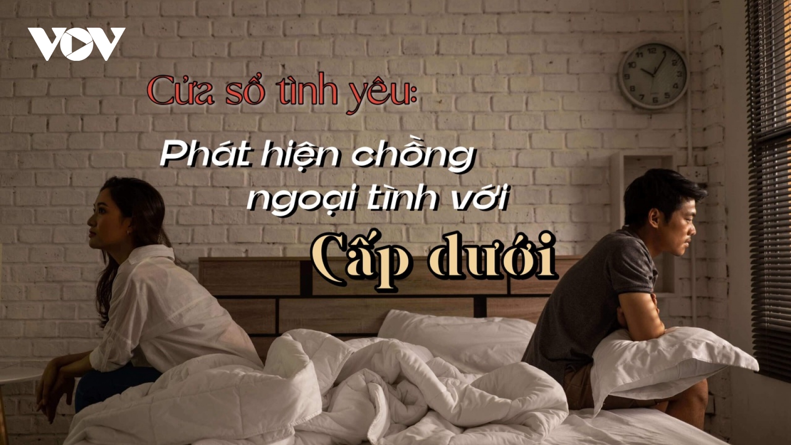 Phát hiện chồng ngoại tình với cấp dưới